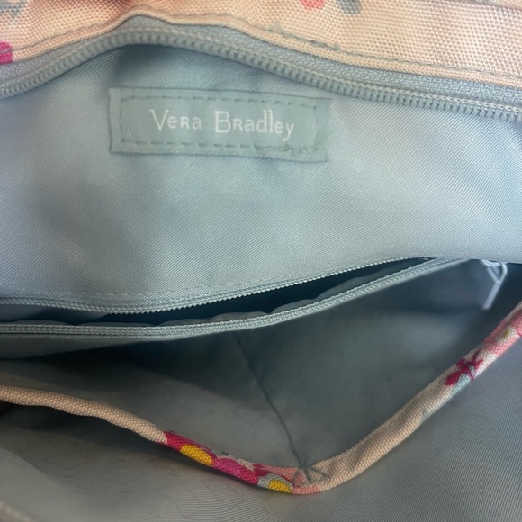 Vera Bradley Lighten Up Slim Breast Cancer Awareness Posies Pink Crossbody - Picture 7 of 12